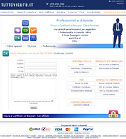 TuttoVisure.it | E-Commerce per servizi alle Aziende